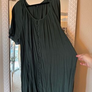 Madewell Dark Green Button Down Shirt